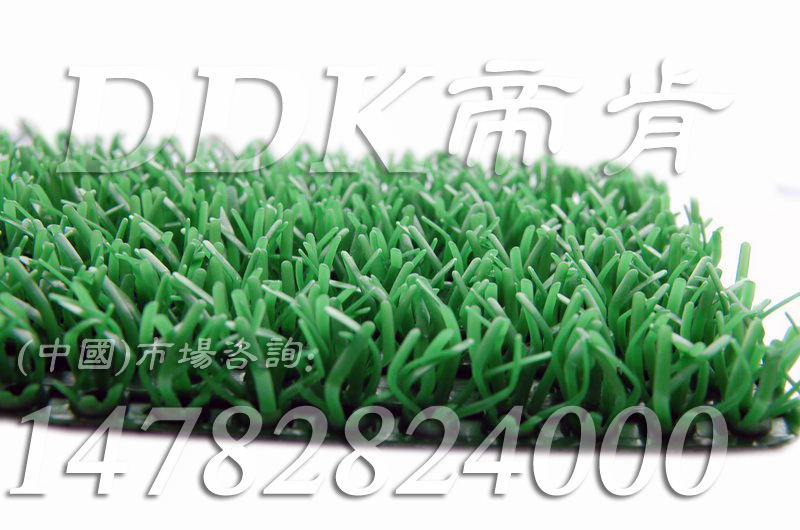 綠色人造硬草坪墊樣板圖片,帝肯(DDK)_6000（DDKTurf|特福）效果圖,仿真草坪,人造草坪,幼兒園戶外人造草坪,戶外塑料草坪,戶外草坪地墊,塑料草坪,綠草地墊,淘金草,耐磨塑料草坪毯,草坪地毯