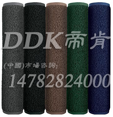 【pvc拉絲地毯】環保pvc噴絲地毯/帝肯(DDK)_6850/6050（3mw|朗麗美）pvc防滑拉絲地毯